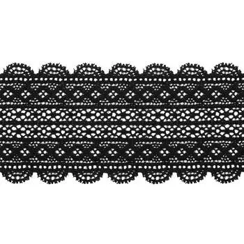 2.121Р Кружево эластичное 6см*10м (черный)