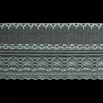 2.140Р Кружево эластичное 12,5см*10м (светло-бирюзовый)