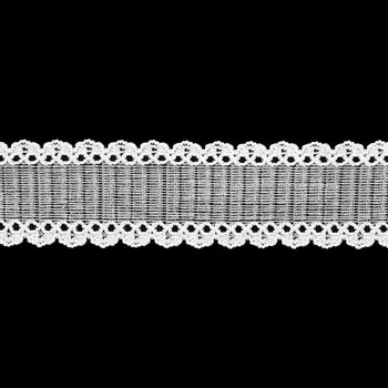 2.141Р Кружево эластичное 2,5см*10м (белый)