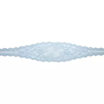 2.142-144Р Кружево эластичное 10см*10м (голубой)