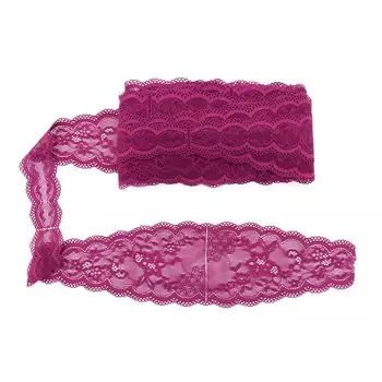 2.142-144Р Кружево эластичное 10см*10м (бордовый)