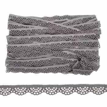 2.149-150Р Кружево эластичное 1,2см*10м (серый)