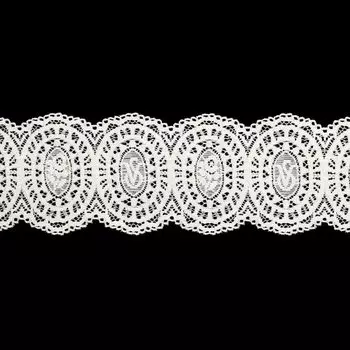 2.157-161Р Кружево эластичное 6см*10м (белый)