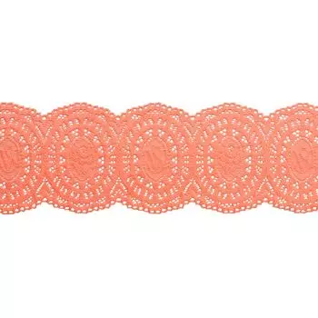 2.157-161Р Кружево эластичное 6см*10м (оранжевый)