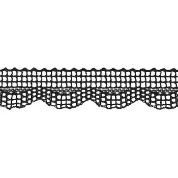 2.163Р Кружево эластичное 1,5см*10м (черный)