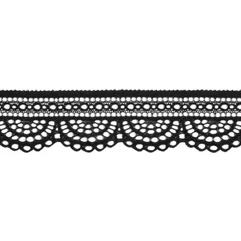 2.166Р Кружево эластичное 3см*10м (черный)