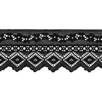 2.168Р Кружево эластичное 3,8см*10м (черный)