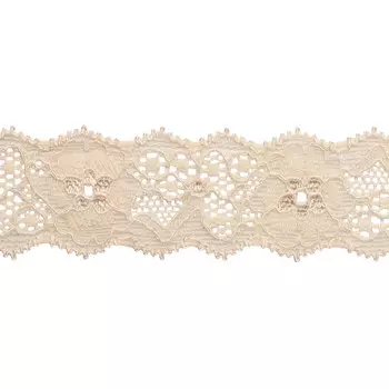 2.184Р Кружево эластичное 2,5см*10м (телесный)