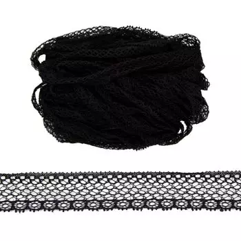 2.185Р Кружево эластичное 2,3см*10м (черный)