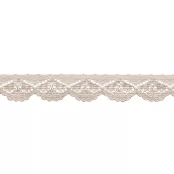 2.196-201Р Кружево сетка 1,3см*12,2м (+/-2,2м) (телесный)
