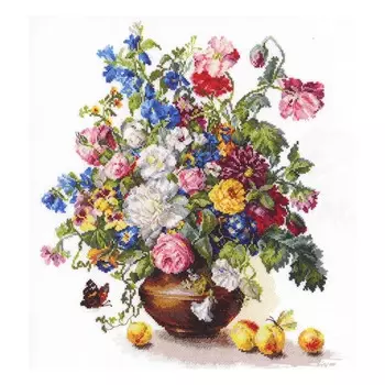 2-23 Набор для вышивания АЛИСА 'Поэзия цветов: Благоухание лета' 32*37см