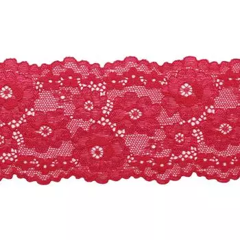 2.29-31P Кружево эластичное 7см*10м (красный)