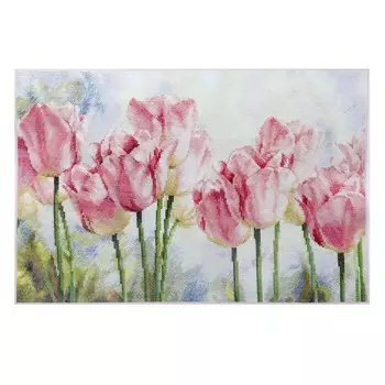 2-37 Набор для вышивания АЛИСА 'Розовые тюльпаны' 40*27см