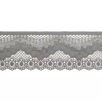 2.54P Кружево эластичное 6см*10м (серый)