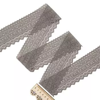 2.64-70P Кружево эластичное 6см*10м (серый)