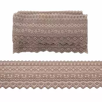 2.64-70P Кружево эластичное 6см*10м (бежевый)