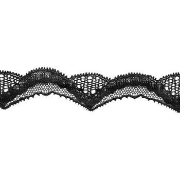 2.79-81P Кружево эластичное 2,8см*14м (черный)