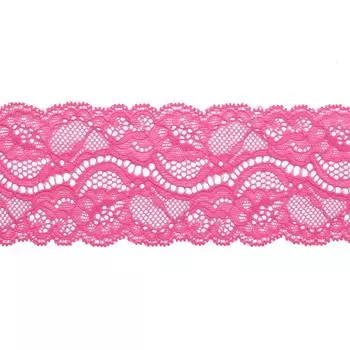 2.92P Кружево эластичное 6см*10м (ярко-розовый)