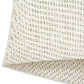 2AR113 Рогожка 100% лен 48*45см (белый)