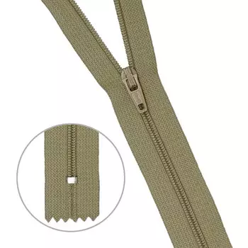 30097 Молния пластиковая т.беж тип-3 авт 20см