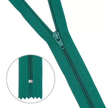 30106 Молния пластиковая т.зел тип-3 авт 20см