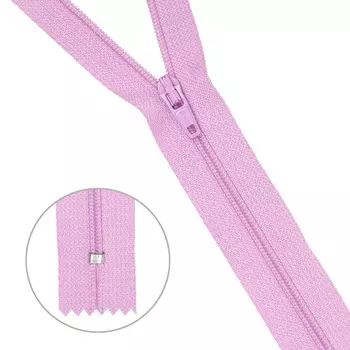 30110 Молния брючная пл/мет тип-3 сирень авт. 20см ГР