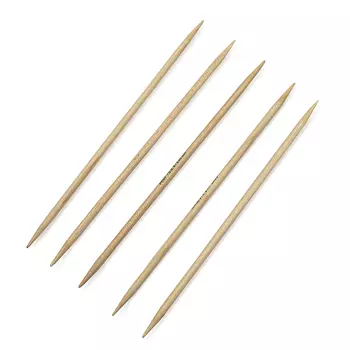 30207 Спицы вязальные носочные 3,50мм*20см, клен, 5шт PONY