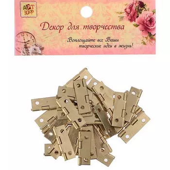 3094190 Петля для шкатулки с прямыми углами 1*2,5 см В-039