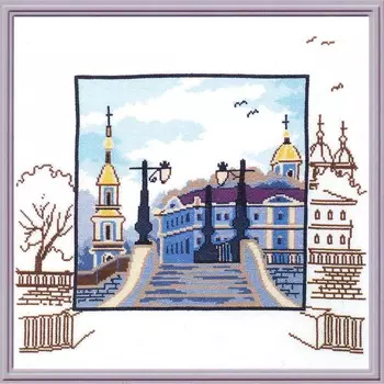 310 Набор для вышивания 'Овен' 'Петербургские зарисовки', 40х40 см