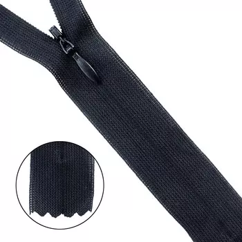 31150/18 Молния потайн. тип-3 18см. черн.