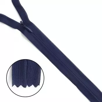 31203/20 Молния потайн. пл/мет-1 тип-3 син. 20см ГР