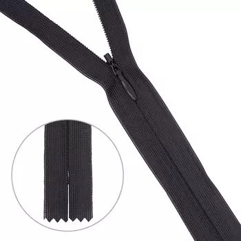 31218/20 Молния потайн. пл/мет-1 тип-3 т.сер. 20см ГР