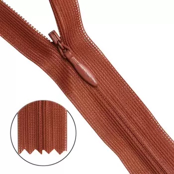 31277/50 Молния потайн. пл/мет-1 тип-3 терракот. 50см ГР