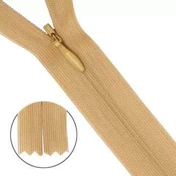 31307/50 Молния потайн. тип-3 50см зол. беж.