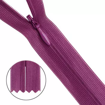 31324/50 Молния потайная тип 3 50см сирен.-фиол.нейлон