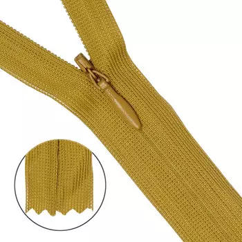 31335/50 Молния потайная тип 3 50см темно-золот. нейлон