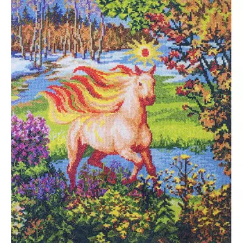 32000 Набор для вышивания Gluriya 'Времена года'31х35 см