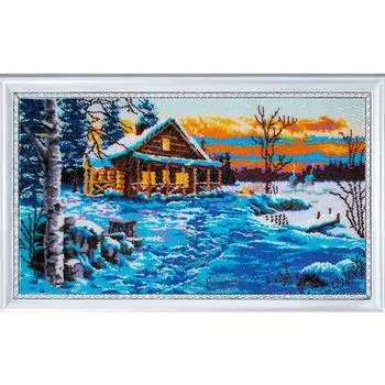 320 Набор для вышивания бисером Butterfly 'Зимний вечер', 29*53 см