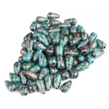 3303 Бусины декоративные, 13*7 мм, упак./75 шт., 'Астра'