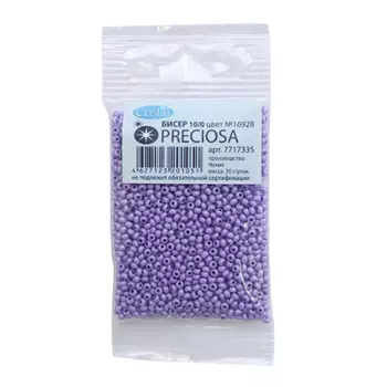 331-19001-10/0-16928 Бисер мелованный 10/0, круг. отв., 20гр, Preciosa