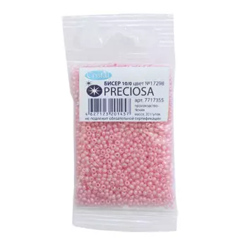 331-19001-10/0-17298 Бисер алебастр 10/0, круг.отв., 20гр Preciosa