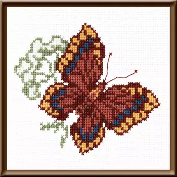 337 Набор для вышивания РС-Студия 'Бабочка 3' 16*14 см