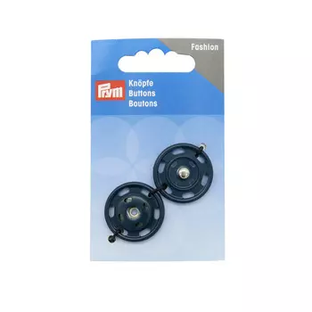 341836 Кнопки пришивные, синий, 25 мм, Prym