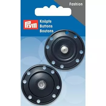 341837 Кнопки пришивные, синий, 35 мм, Prym