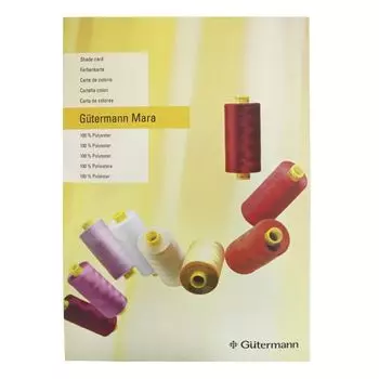 344885 Каталог 'Гутерманн' (карта Mara 700 цветов)