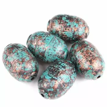 3448 Бусины декоративные, 28*18,5 мм, упак./5 шт., Astra&amp;Craft