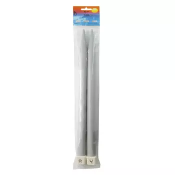 34675 Спицы вязальные прямые 25,00мм*40см, пластик, 2шт PONY