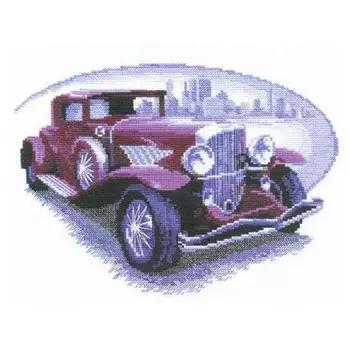 346 Набор для вышивания 'Чарівна Мить' 'Ретро-автомобиль', 29*21 см