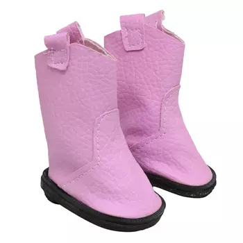 3495222 Сапоги для куклы, длина подошвы 6,5 см, цвет розовый