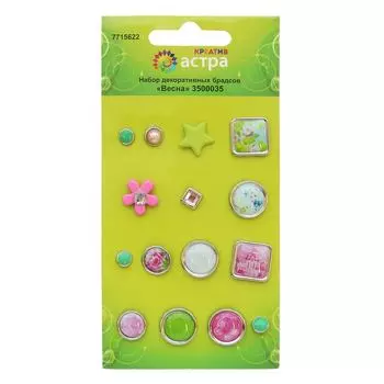 3500035 Набор декоративных брадсов 'Весна', Astra&amp;Craft